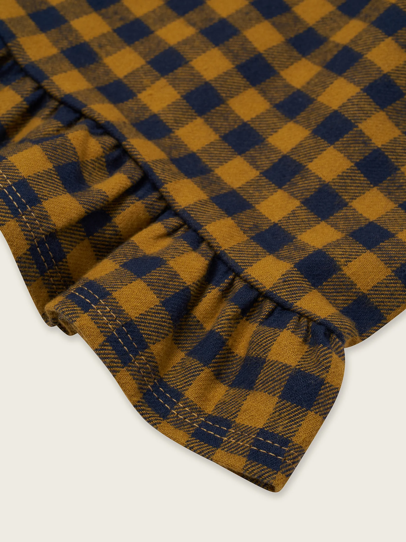 Blueberry Gingham Frill Culottes - Image 3