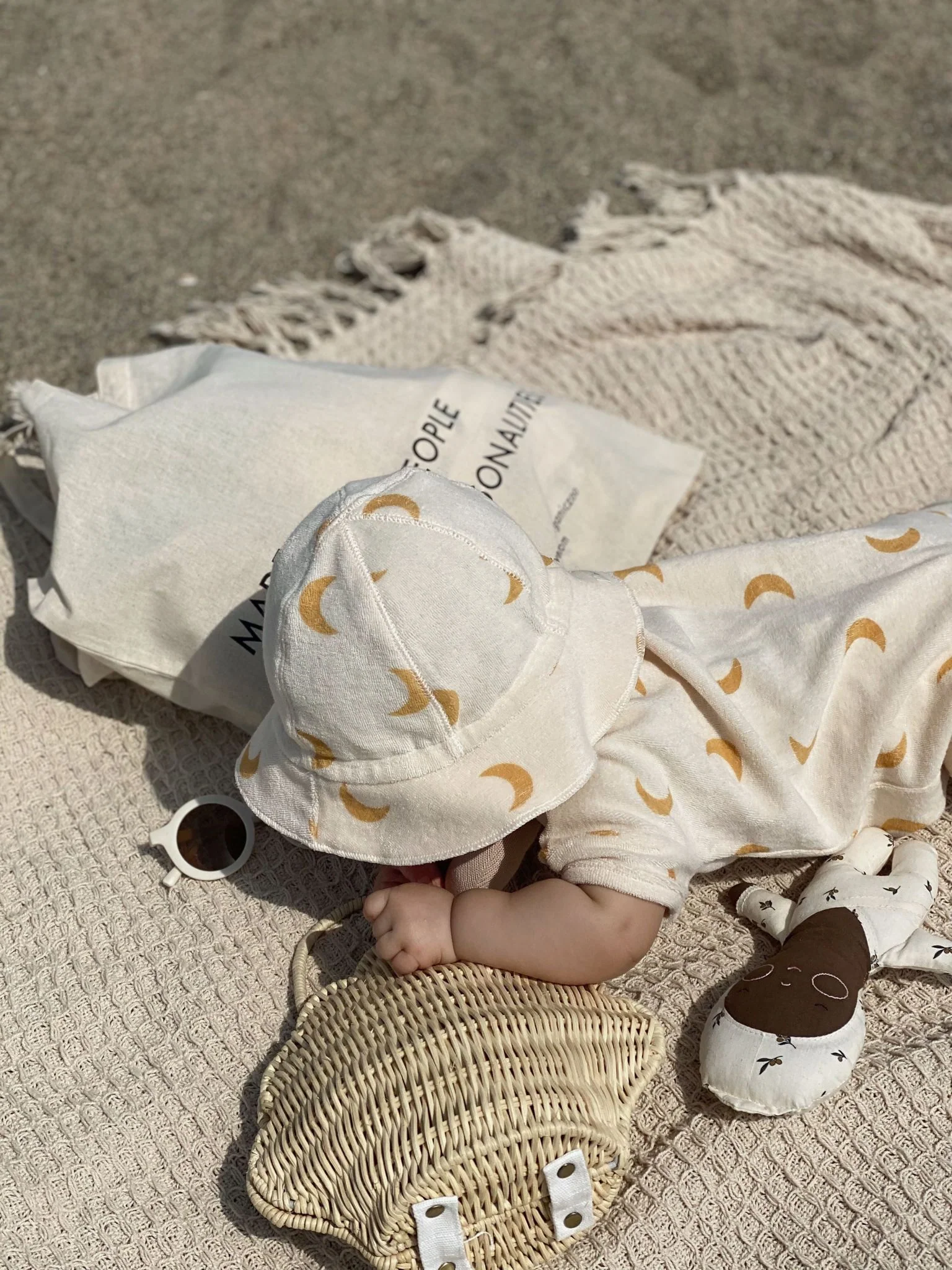 Honey Midnight Terry Sun Hat - Image 3